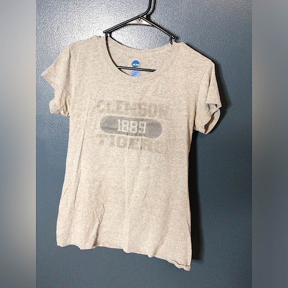 Gray xl ncaa Clemson shirt (0175)